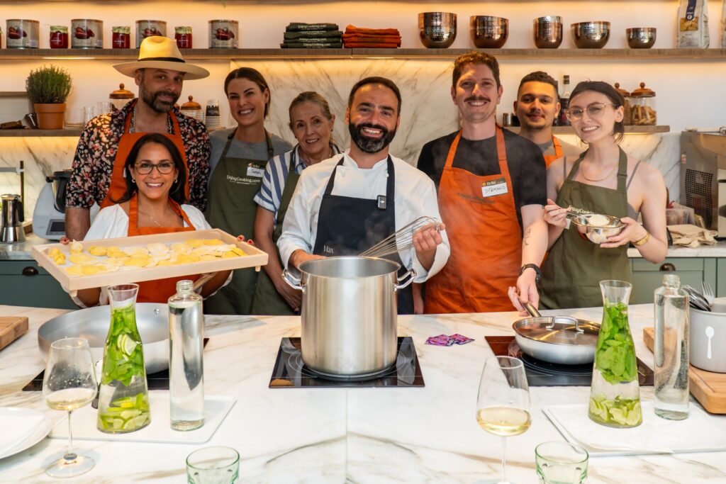 Cooking Class at our school in Piazza Mattei