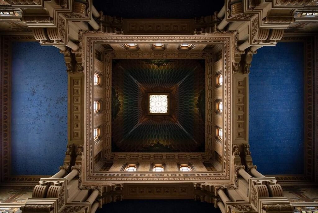 The dome of the Tempio Maggiore (the Great Synagogue) in Rome's Jewish Ghetto